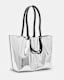 Allington Metallic Leather Tote Bag