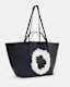 Hannah Tie Dye Leather Tote Bag