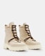 Ker Lace Up Ski Hook Leather Boots