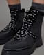 Ker Lace Up Ski Hook Leather Boots