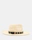 Delilah Straw Fedora Eyelet Hat
