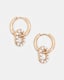 Vida Pearl Gold-Tone Hoop Earrings
