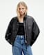 Clay Oversized Leather Jacket