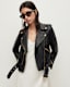 Balfern Leather Biker Jacket