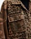 Finch Leopard Camouflage Print Jacket
