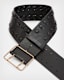 Julia Leather Knotted Wide Belt