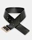 Laila Patent Leather Wide Waist Belt
