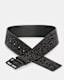 Mary Sparkle Leather Wide Waist Belt