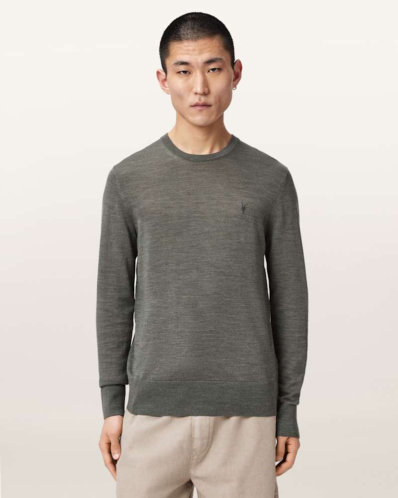 Mode Merino Crew Neck Ramskull Jumper