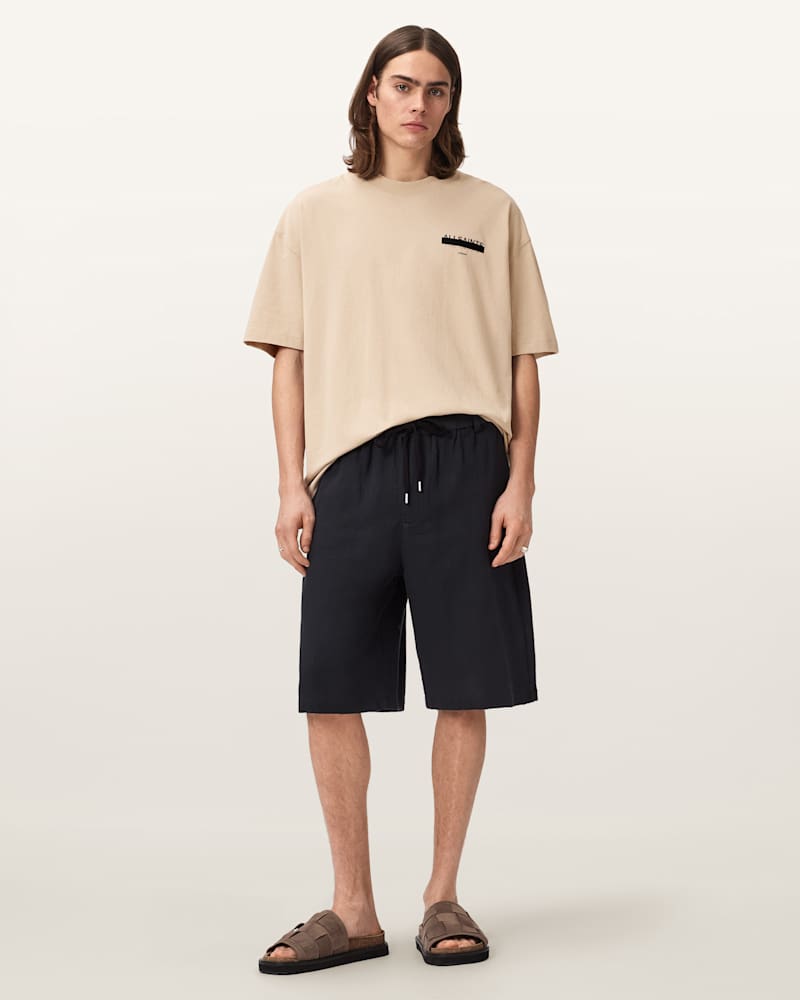 Redact Oversized Embroidered Logo T-Shirt