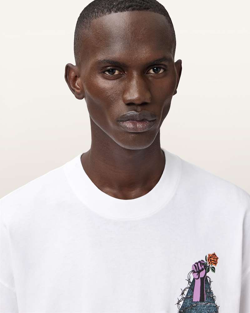 Defiance Oversized Graphic T-Shirt