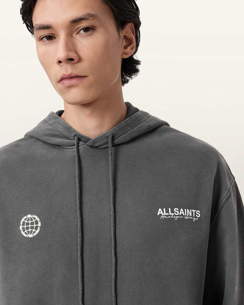 Emblem Oversized Cotton Hoody