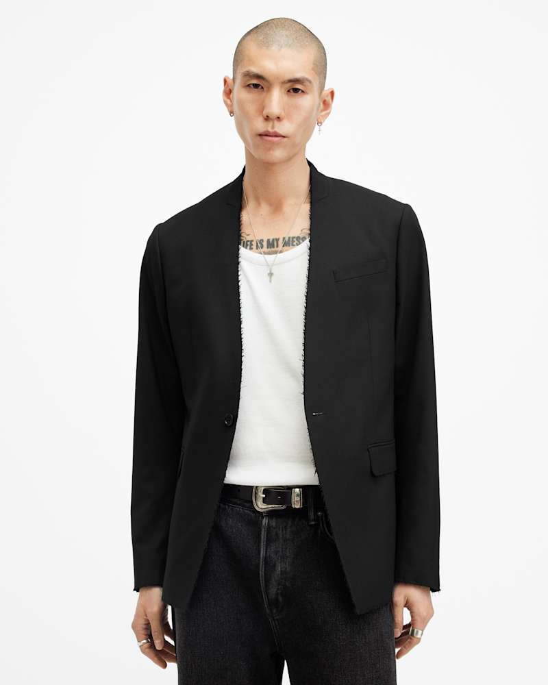Wren Collarless Slim Fit Blazer
