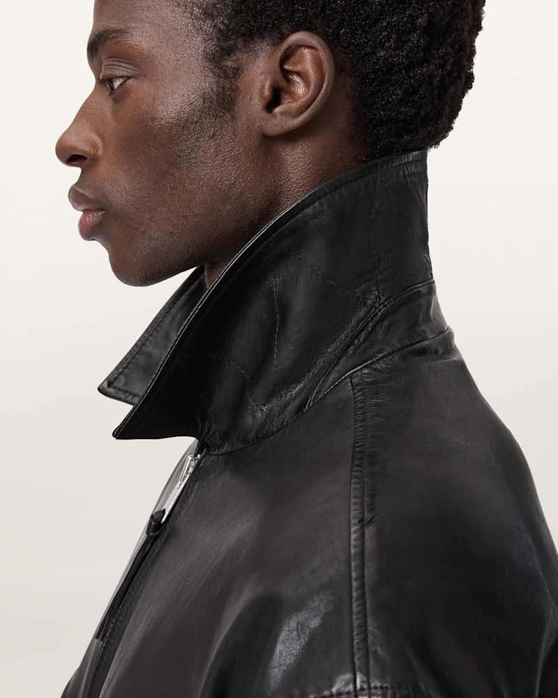 Caon Oversized Leather Jacket