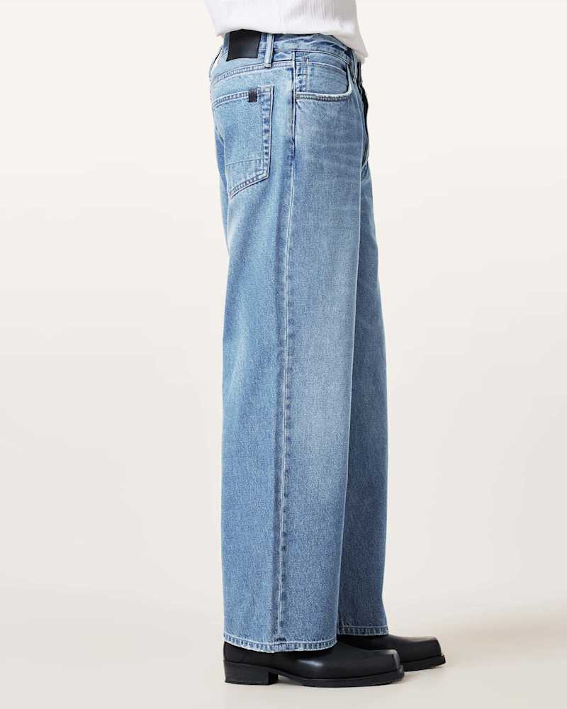 Lenny Loose Fit Wide Leg Denim Jeans