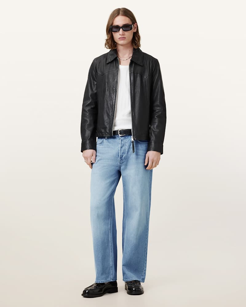 Lenny Loose Fit Wide Leg Denim Jeans