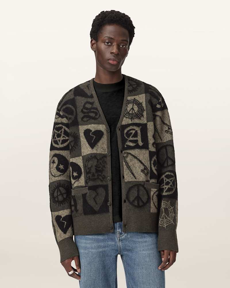 Travis Jacquard Cardigan