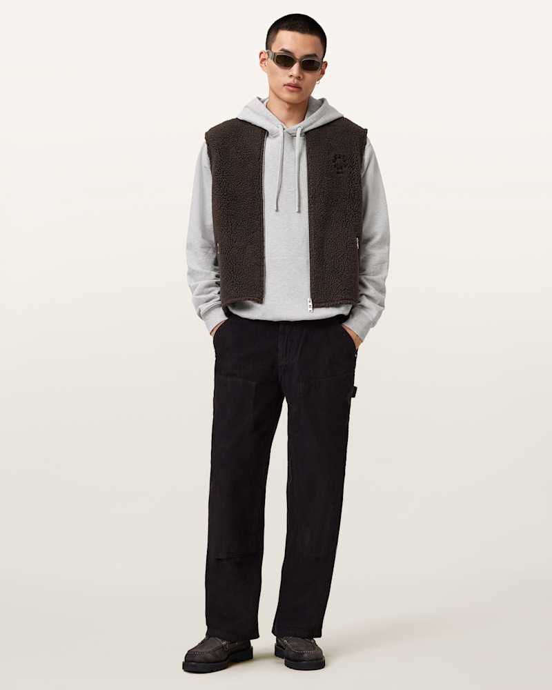 Waved Relaxed Fit Hoodie