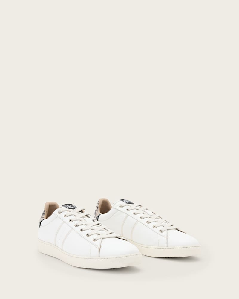 Leon Leather Low Top Trainers