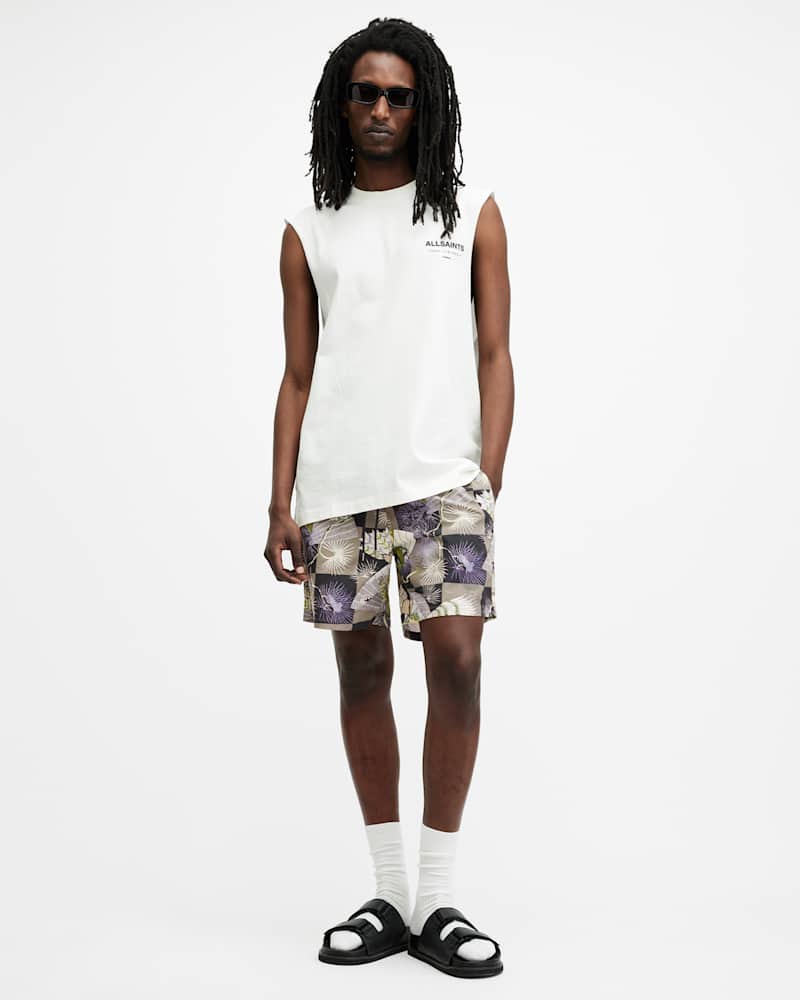 Sebastian Slim Fit Printed Swim Shorts