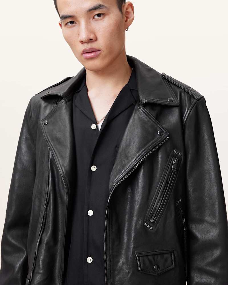 Ronnet Leather Biker Jacket