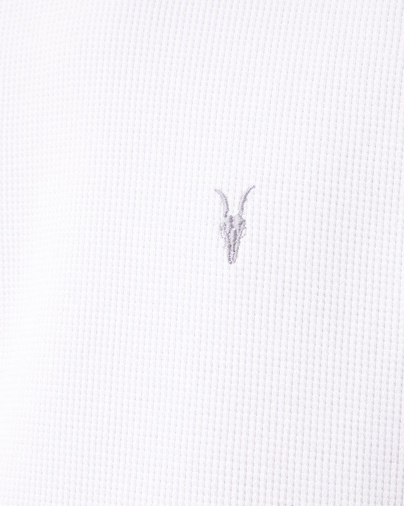 Ellis Waffle Texture Crew Neck Ramskull T-Shirt