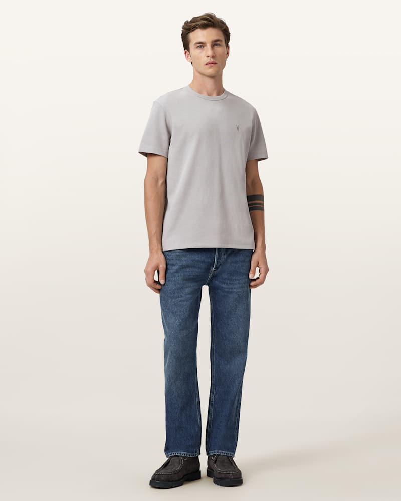 Ellis Waffle Texture Crew Neck T-Shirt