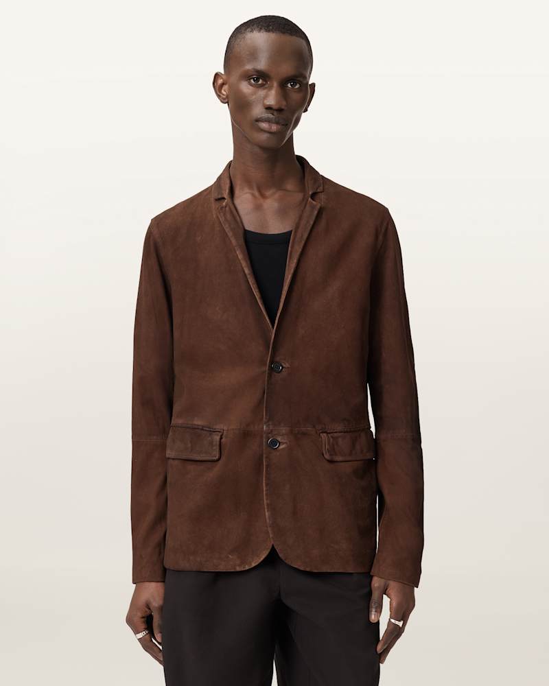 Monet Waxed Suede Blazer