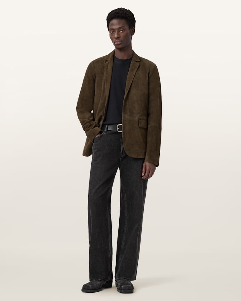 Monet Waxed Suede Blazer