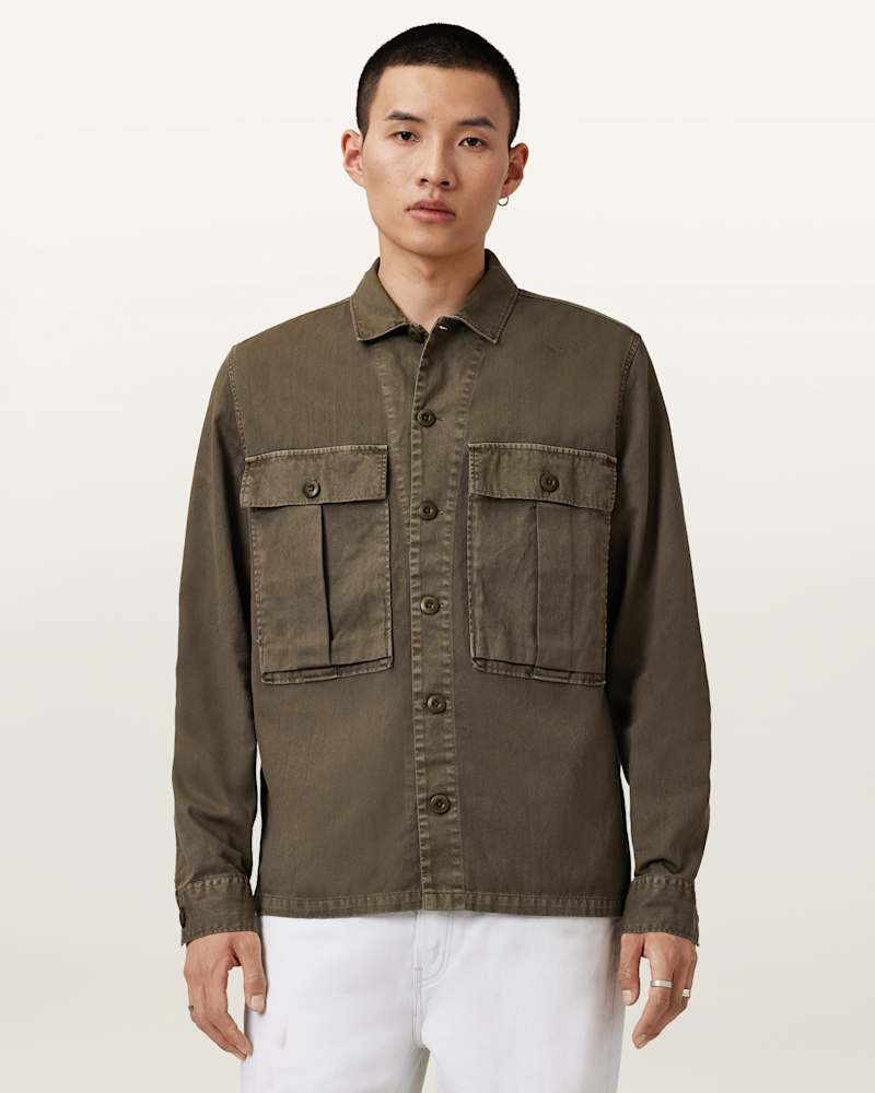 Albyn Long Sleeve Cotton Shirt