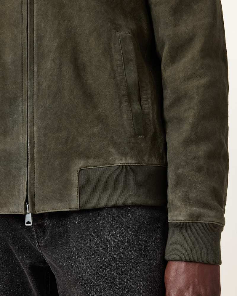 Buckley Suede Bomber Jacket
