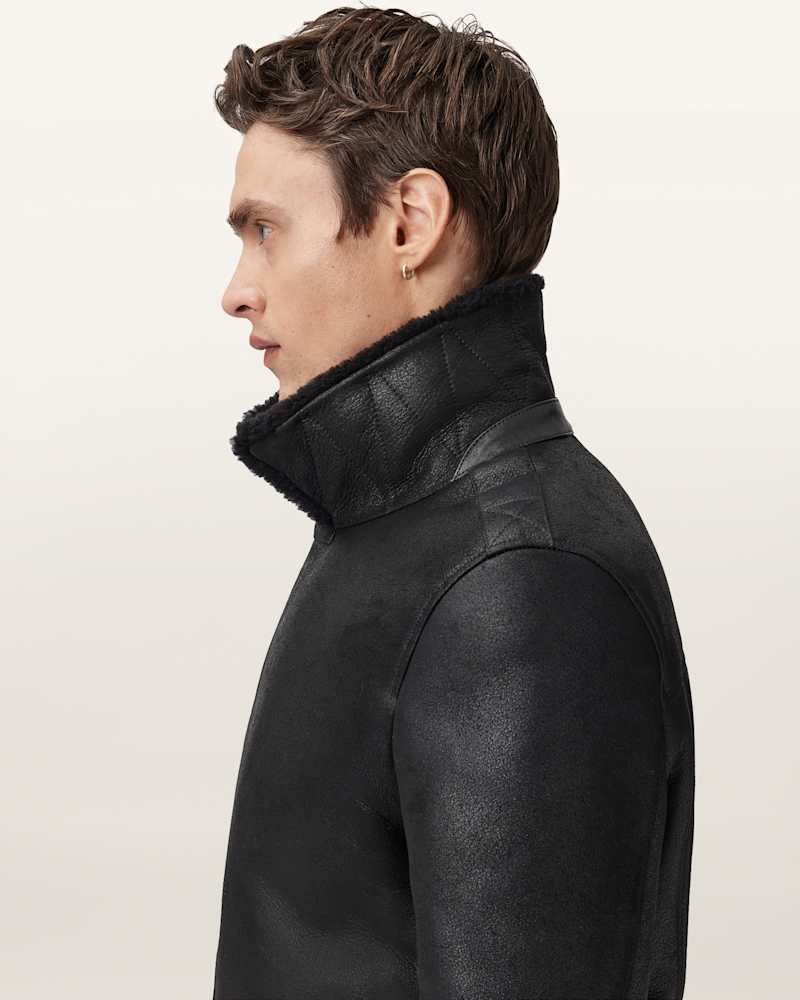 Correz Shearling Biker Jacket
