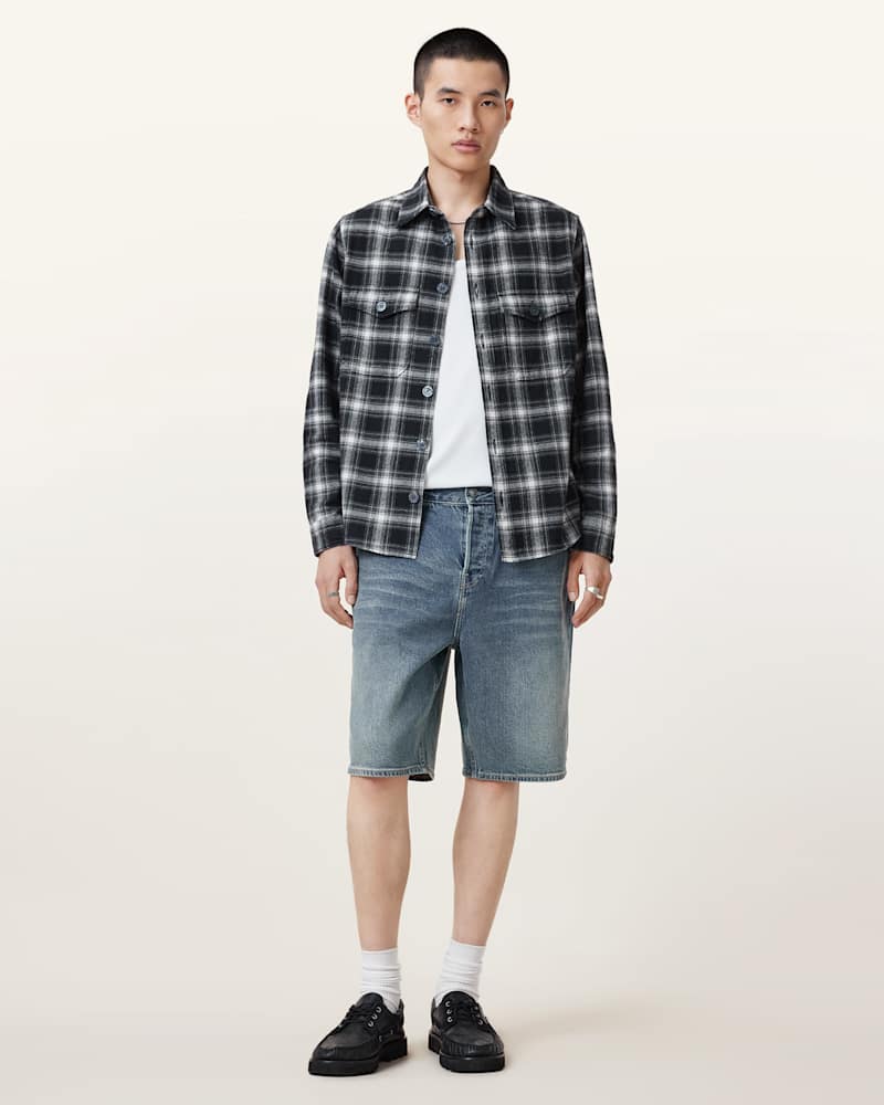 Switch Skinny Fit Denim Shorts