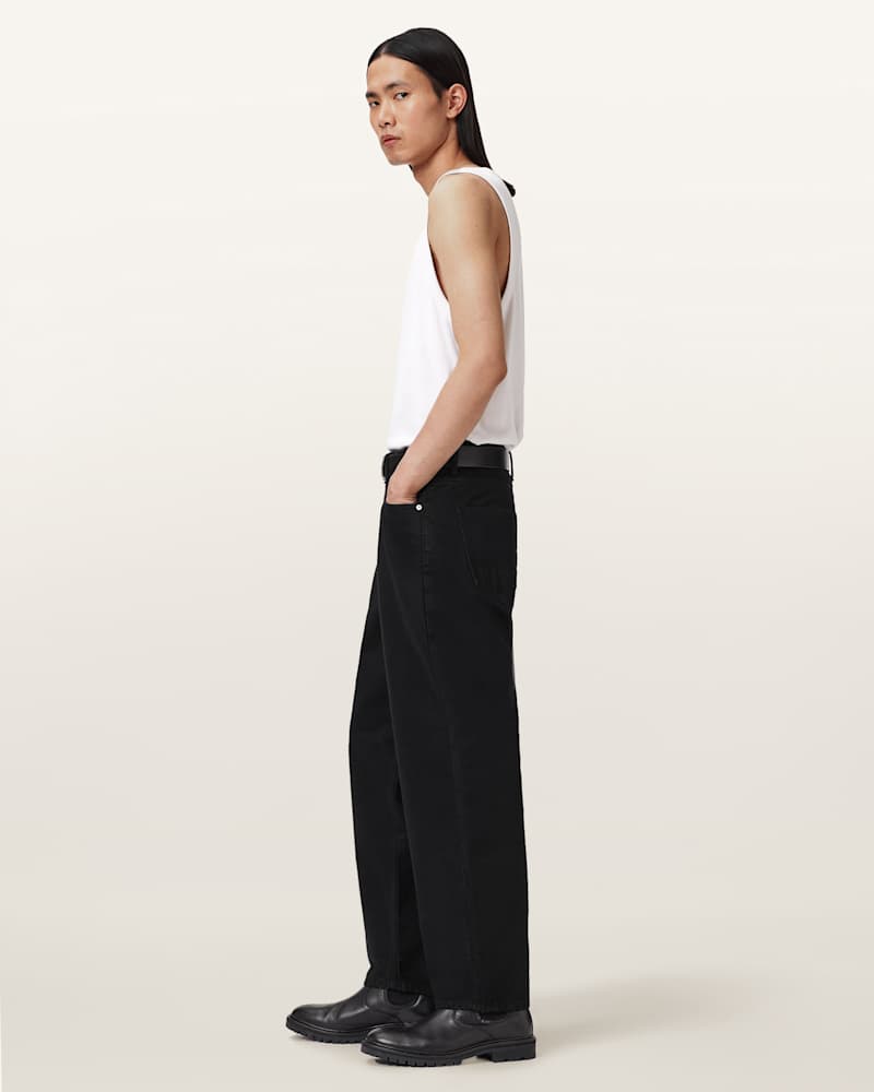 Curve Barrel Leg Denim Jeans