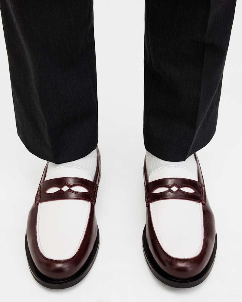 Harmon Western Leather Loafer Shoes