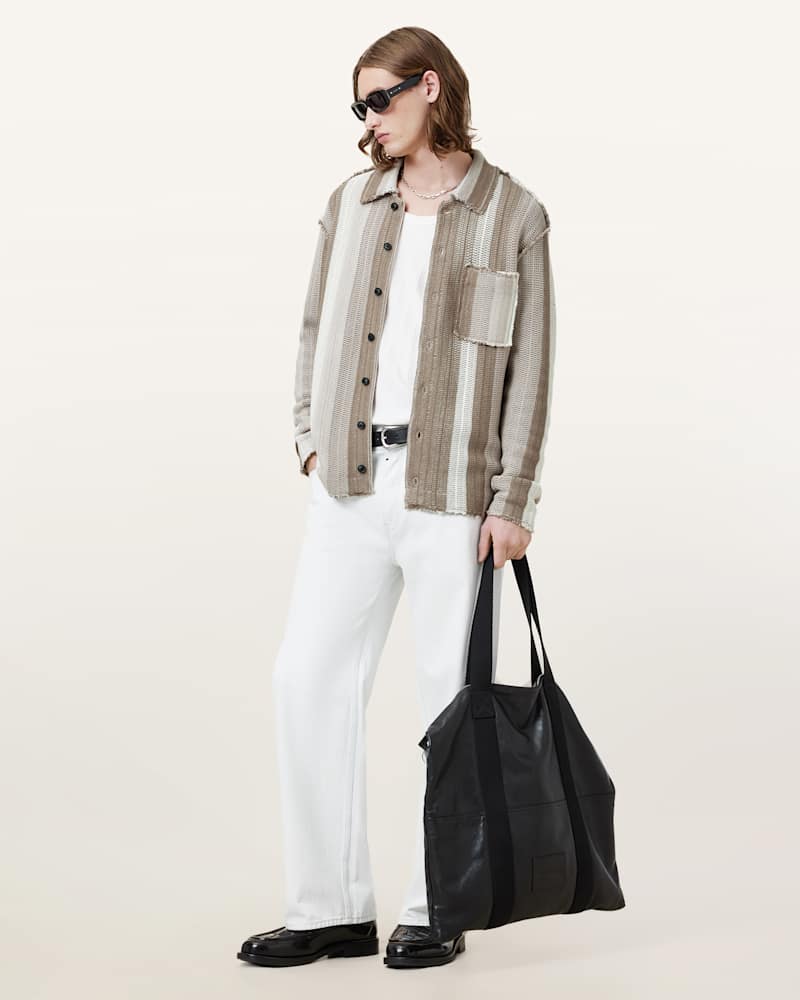 Truck Striped Cardigan