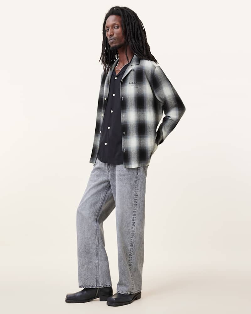 Underfade Checked Long Sleeve Shirt