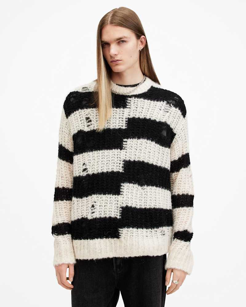 Pip Striped Oversized Jumper