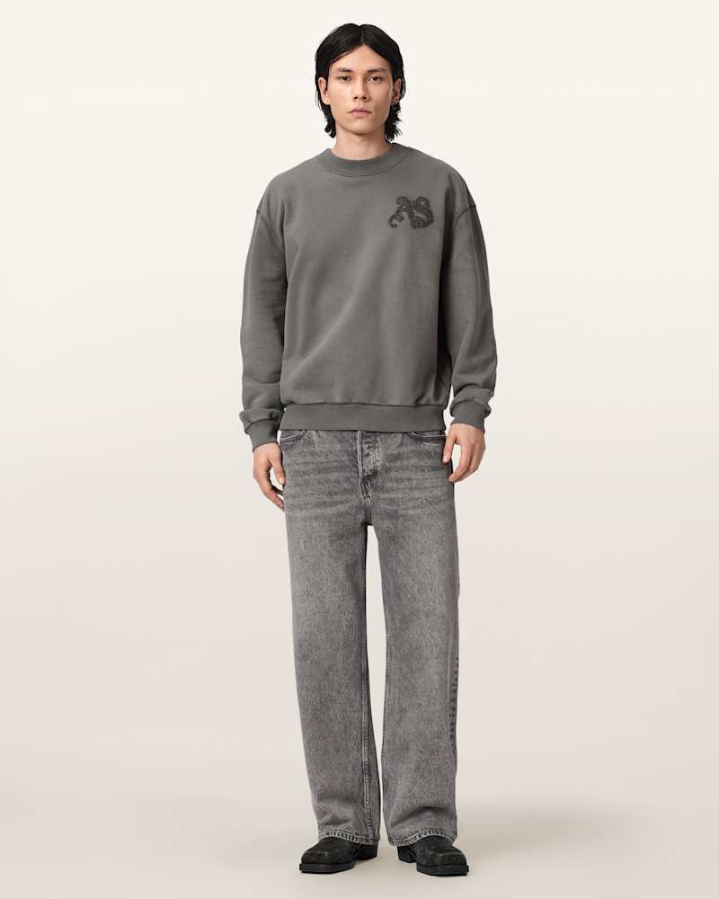 Insignia Crew Neck Cotton Sweatshirt