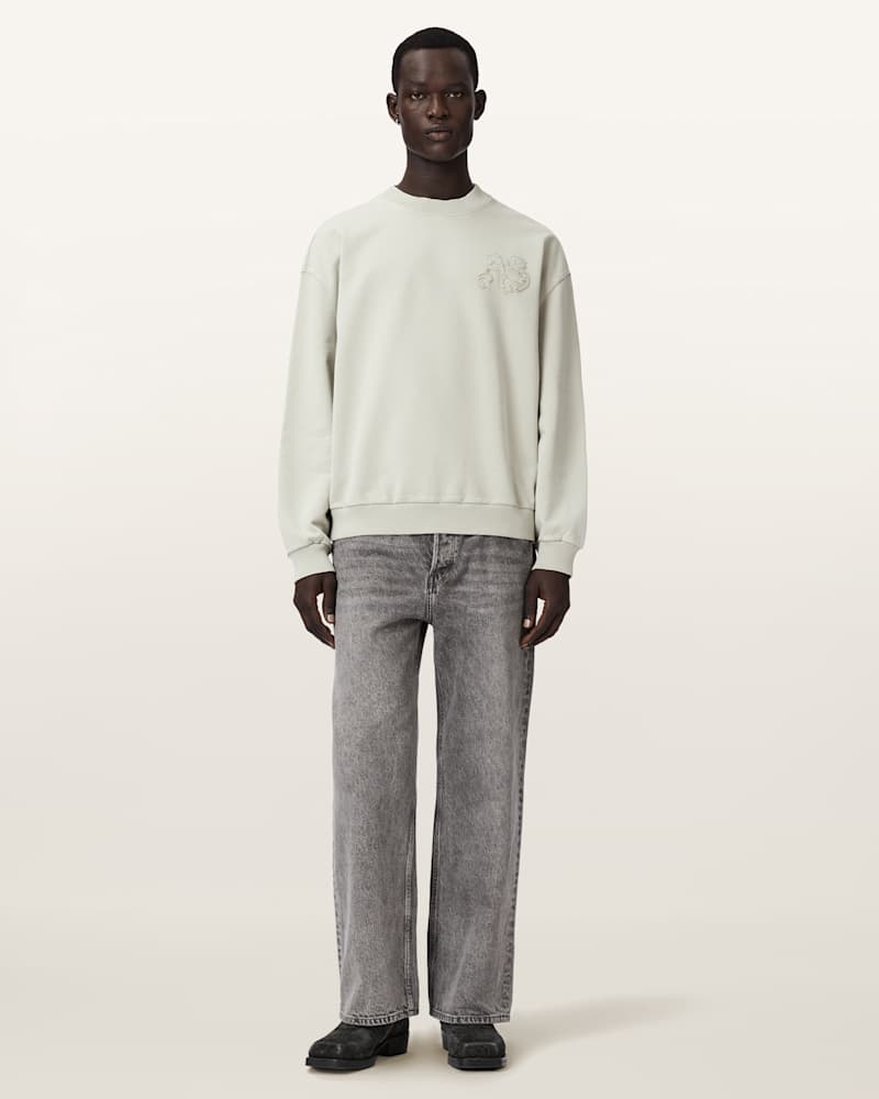 Insignia Crew Neck Cotton Sweatshirt