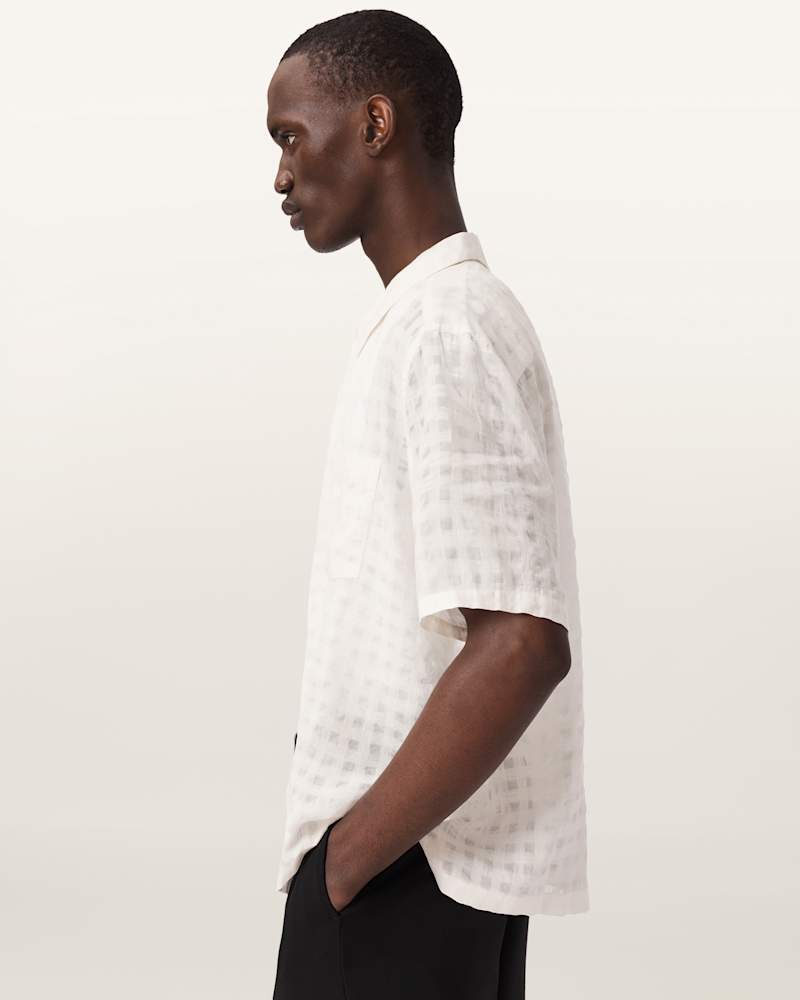 Aubrey Short Sleeve Linen Blend Shirt