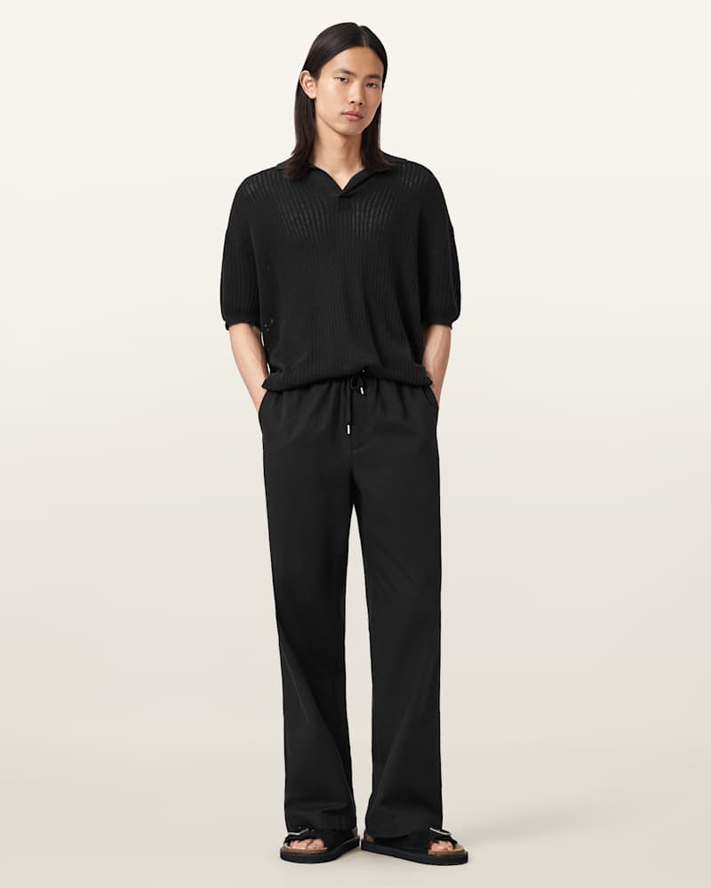 Mori Mid Rise Cotton Trousers