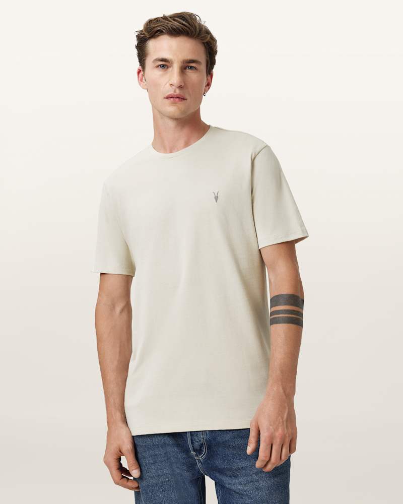 Brace Brushed Cotton Crew Neck T-Shirt
