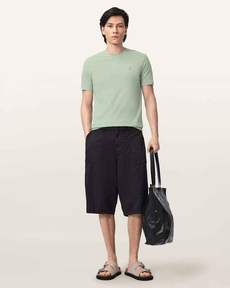 Brace Brushed Cotton Crew Neck T-Shirt