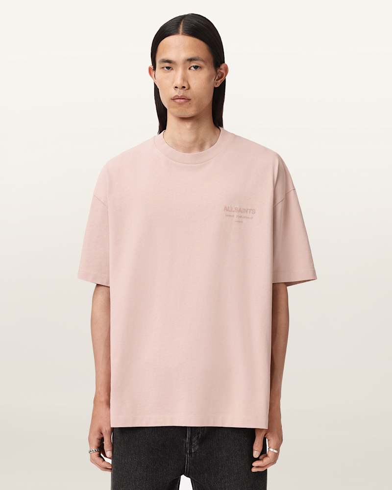 Xander Flocked Logo Oversized T-Shirt 