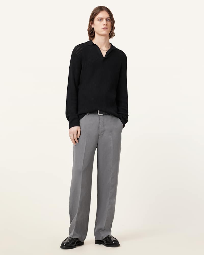 Thoma Long Sleeve Polo Shirt
