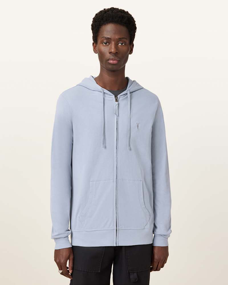 Brace Zip Up Brushed Cotton Ramskull Hoodie