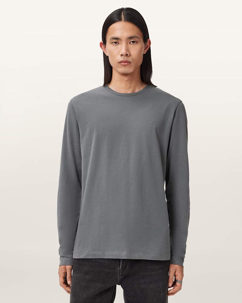 Brace Brushed Cotton Long Sleeve T-Shirt