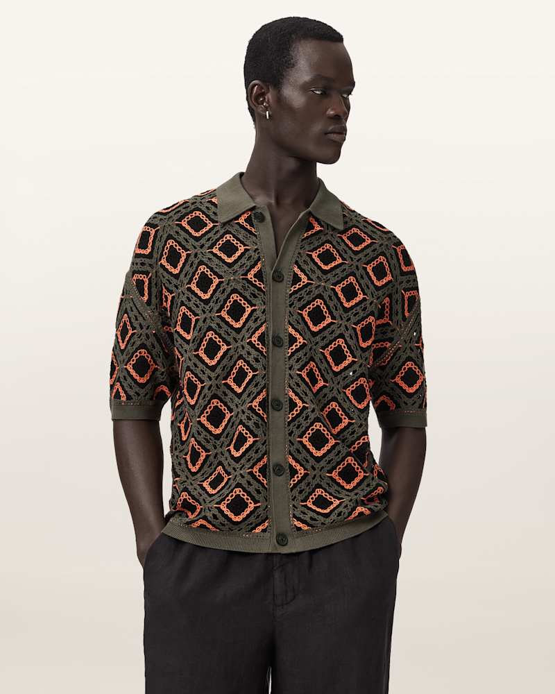 Morena Short Sleeve Collared Cardigan