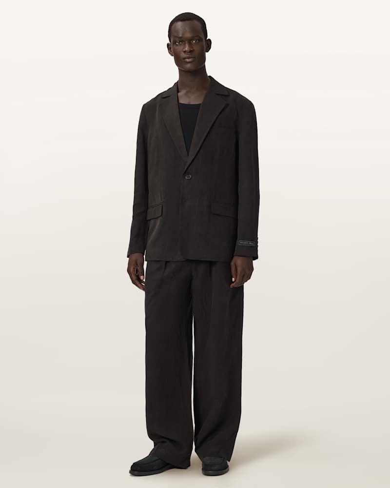 Marko Relaxed Fit Linen Blend Blazer